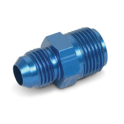 Earls 991401 Blue Anodized Aluminum 90-Degree 1/8 NPT Female to 1/8 Male Thread Adapter 