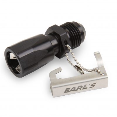 Earls Ano-Tuff O.E. Fuel Line EFI Quick Disconnect -8 to 3/8" - Black